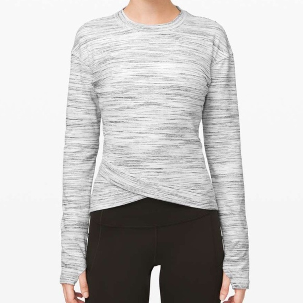 Lululemon Close to Crossing Long Sleeve Rulu
Space Dye Camo White Silver Spoon S